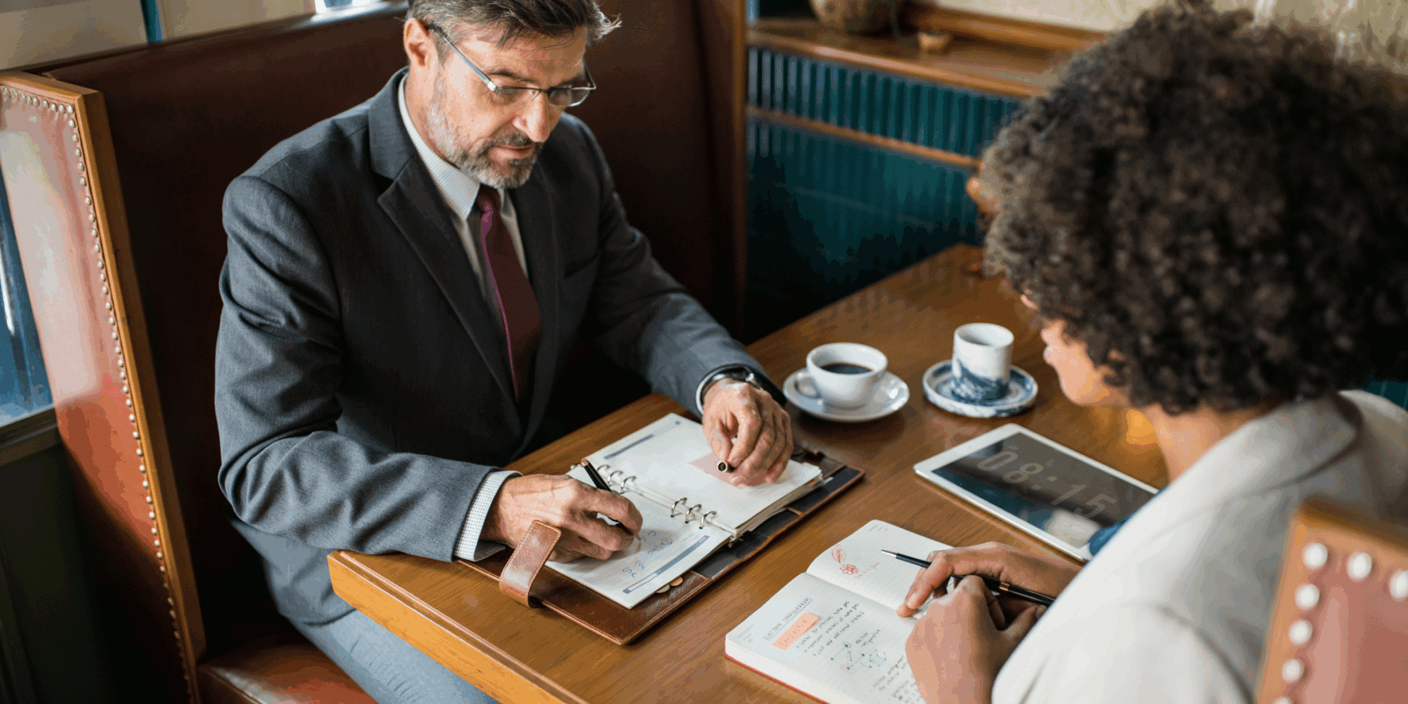 Couple consulting with a divorce attorney in Las Vegas