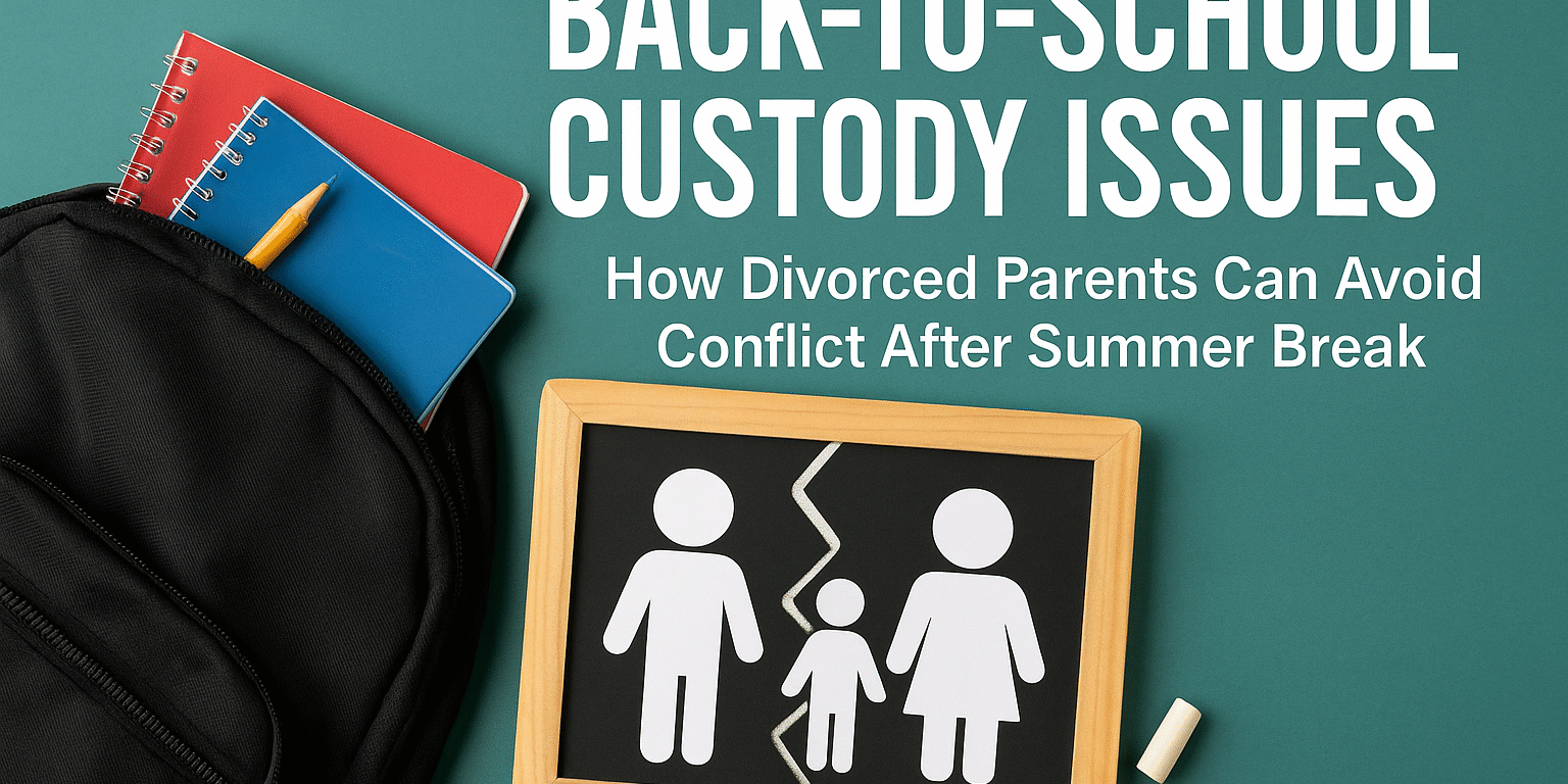 Back to school custody issues.