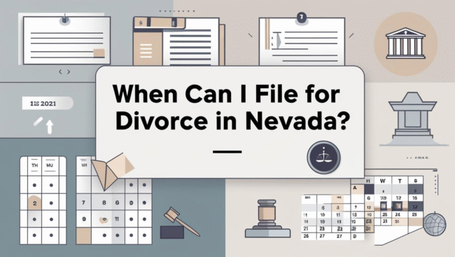 When Can I File for Divorce in Nevada?