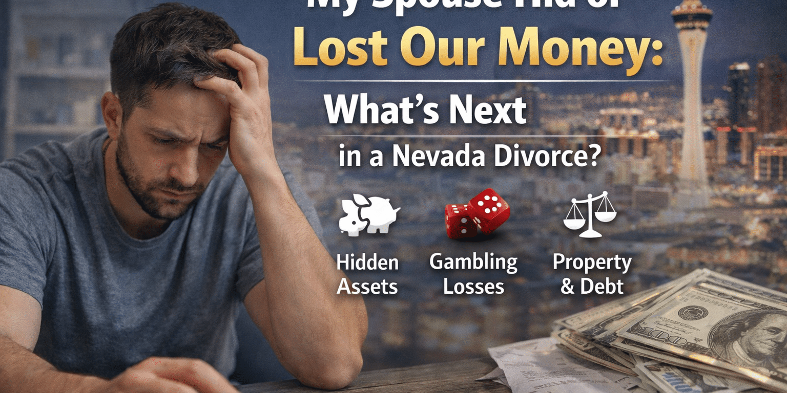My Spouse lost our money