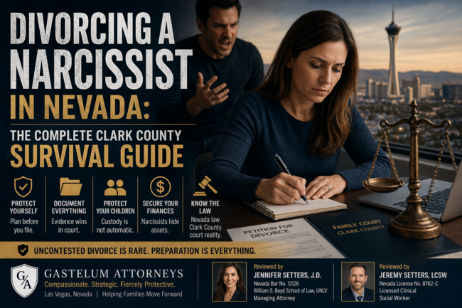 divorcing a narcissist in Nevada — Clark County guide