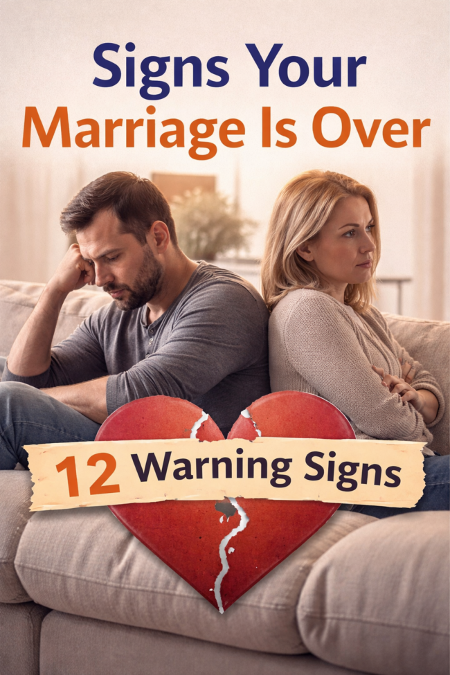 Signs Your Marriage Is Over: 12 Indicators